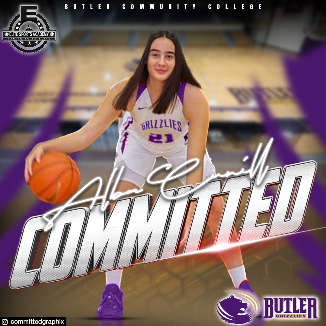 EliteSportsESP's tweet photo. ⚫️⚪️ @albacuniill se compromete con @ButlerCCWBB ⚪️🟣
⛹🏻♀️ La jugadora de Berga aportará su inquebrantable defensa y su letal tiro de 3 a las de Kansas.
🏀 Jugará en la @NJCAA
🔝 Muchísimas Felicidades 🔝
#ifyoucandreamityoucandoit
#EliteMethod https://t.co/HfGRMuZqsm