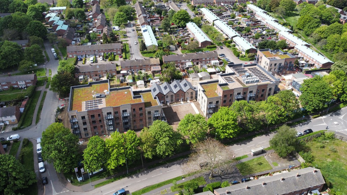 createce's tweet photo. We are thrilled to see the progress being made at Campkin Road in Cambridge. A @cambridge_ip scheme, Campkin Road will provide 71 council apartments and four new council homes, green spaces and a community centre. It was designed by @_BPTW_ and is being built by @Hill_Group_UK https://t.co/ITrwWAaimk