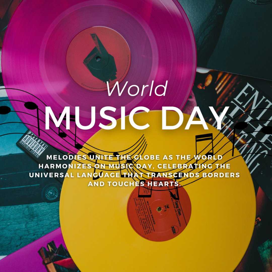 Celebrate the universal language of melody on World Music Day, as we appreciate the power of music to connect, inspire, and heal. Let's embrace the diverse sounds and rhythms from around the globe that enrich our lives and bring us together.

#WorldMusicDay #doorcounty #realtor