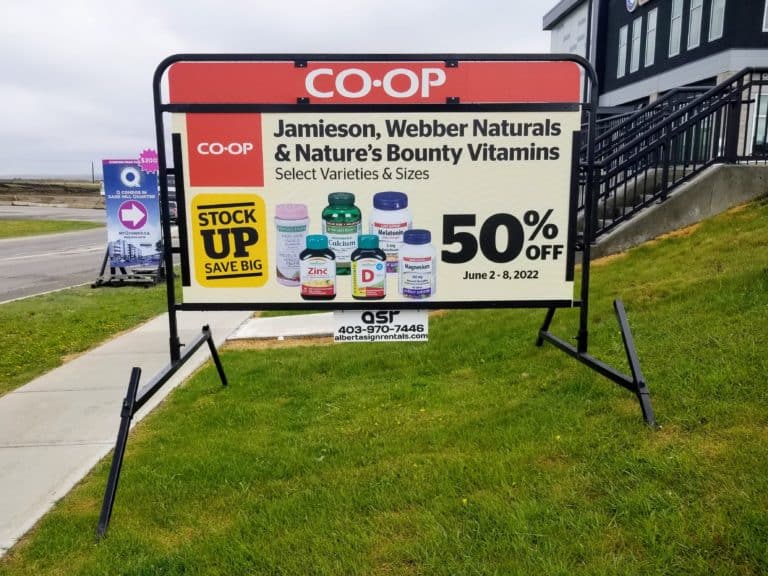AlbertaSigns's tweet image. 📍 Calling all businesses in Calgary and Edmonton and surrounding areas! Boost your visibility with our portable signs. Reach a wider audience and make a lasting impression. Contact us today to learn more! 🚀 #Albertasignrentals #portablesigns  #Calgary #Edmonton