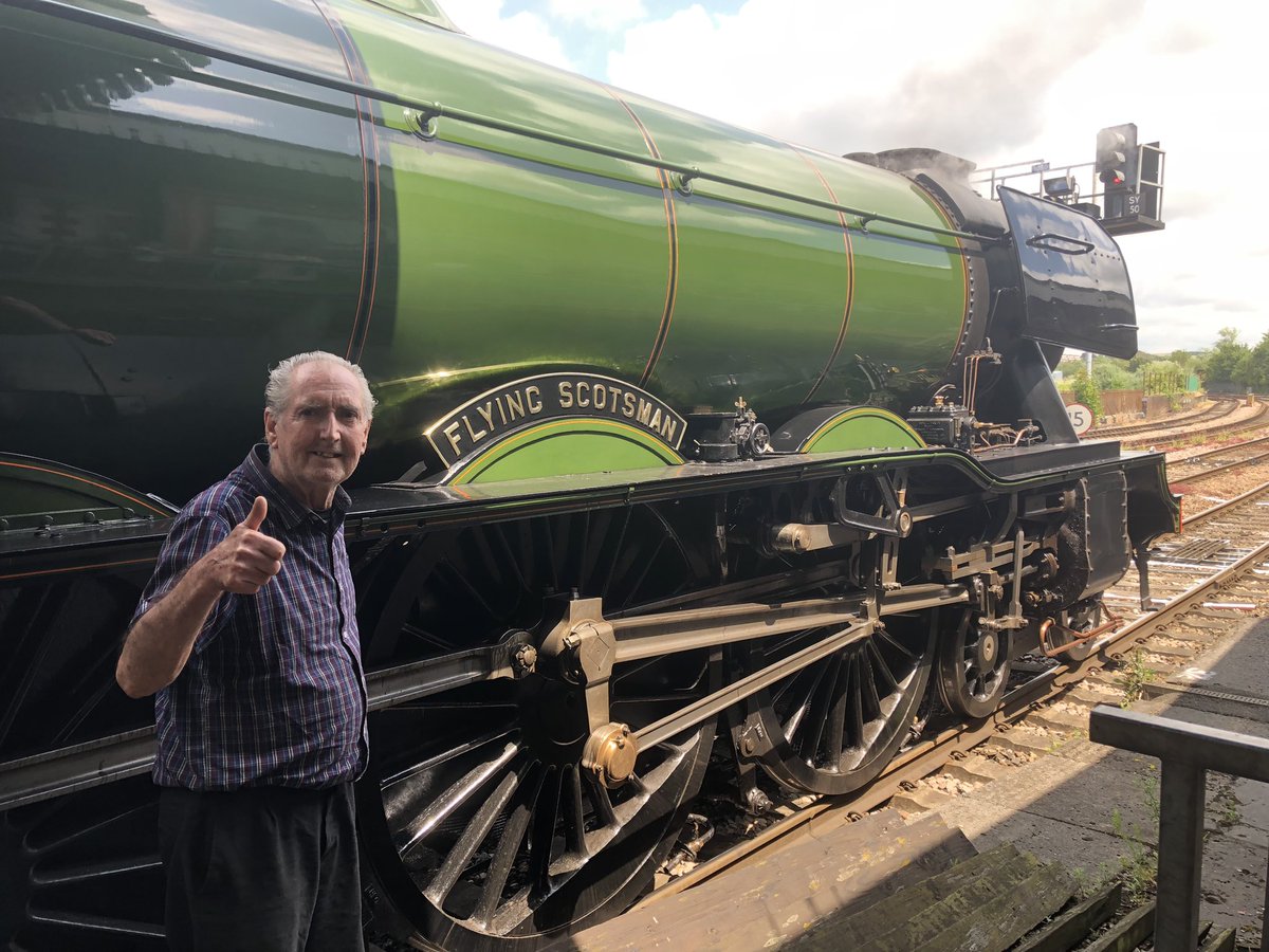 Book Publicist Helen (@helenmccusker) on Twitter photo <a href="/HeritageRailMag/">Heritage Railway Magazine</a> My Dad, William in Salisbury today with #FlyingScotsman - a special year for him too as he recently celebrated his 80th Birthday! <a href="/HeritageRailMag/">Heritage Railway Magazine</a> My Dad, William in Salisbury today with #FlyingScotsman - a special year for him too as he recently celebrated his 80th Birthday!