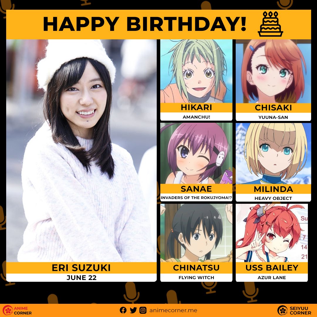 Happy 31st Birthday to Eri Suzuki! 🎂🎉♥️ Join us in wishing her