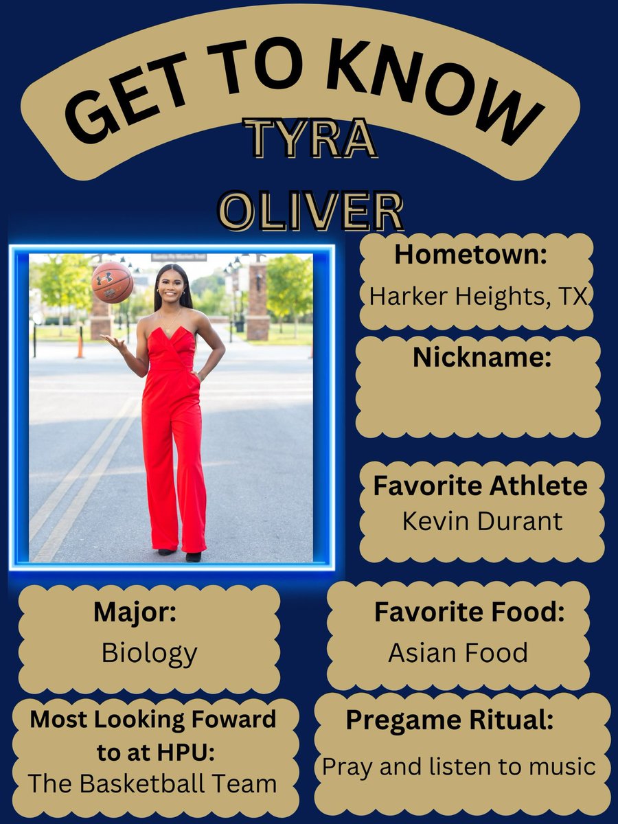 Next… Tyra Oliver!! She will be a freshman this season.🏀

#StingEm