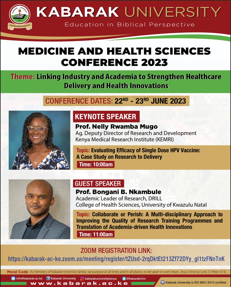 Bongani Nkambule (@nkambuleb) on Twitter photo I look forward to our continued discussions on linking industry and Academia to Strengthen Healthcare @kabarakUniversity <a href="/DrillUKZN/">DRILL-UKZN</a> 🇰🇪-Asante I look forward to our continued discussions on linking industry and Academia to Strengthen Healthcare @kabarakUniversity <a href="/DrillUKZN/">DRILL-UKZN</a> 🇰🇪-Asante