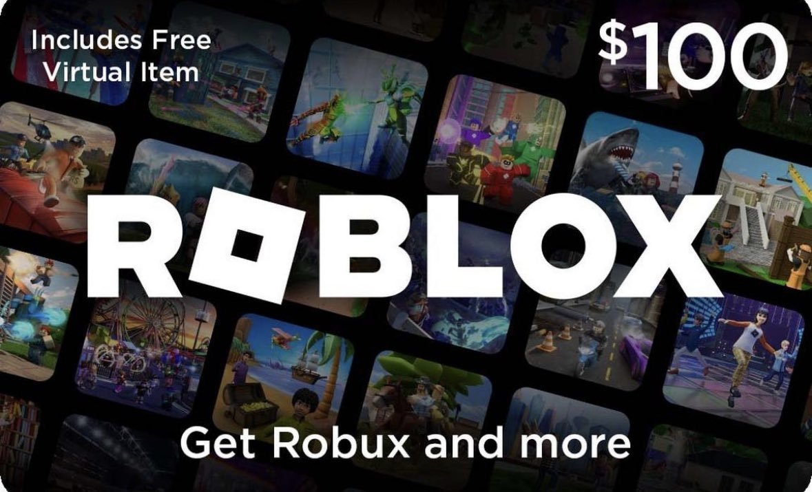 Plebcy on X: $1,000 Robux Roblox Card, Like this Tweet and Follow