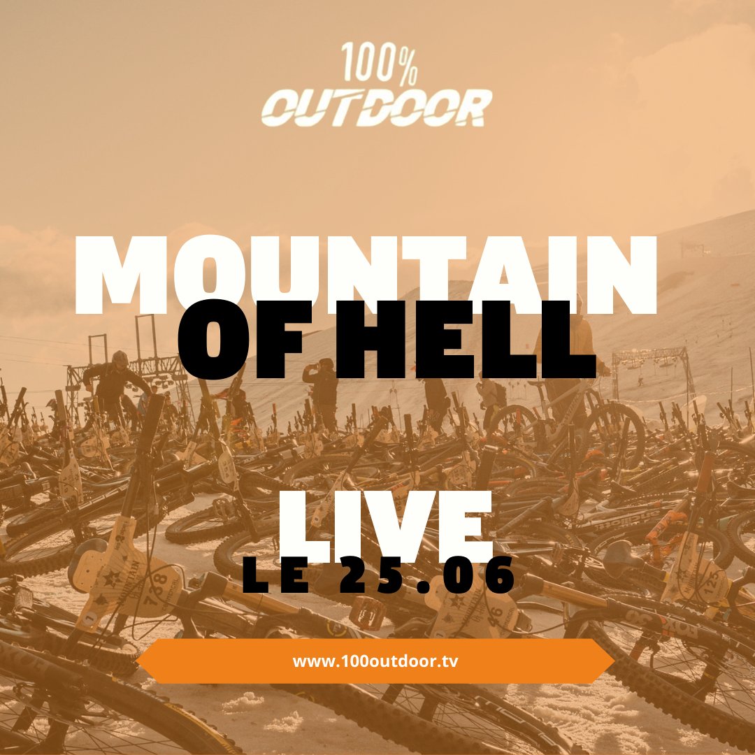 🏔️🔥 Ne manquez pas la diffusion gratuite de la Mountain of Hell des Deux Alpes ! Produite et diffusée avec passion par 100% Outdoor. Rejoignez-nous pour le live le dimanche 25 juin à 8h30 ! #MOH #VTT #lesdeuxalpes #100outdoortv #sport #sportoutdoor #Outdoor