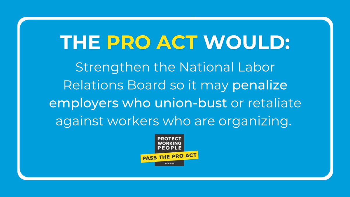 Should we pass the #PROAct and level the playing field for workers in America?

Yes             Yes             Yes

👇               👇              👇
