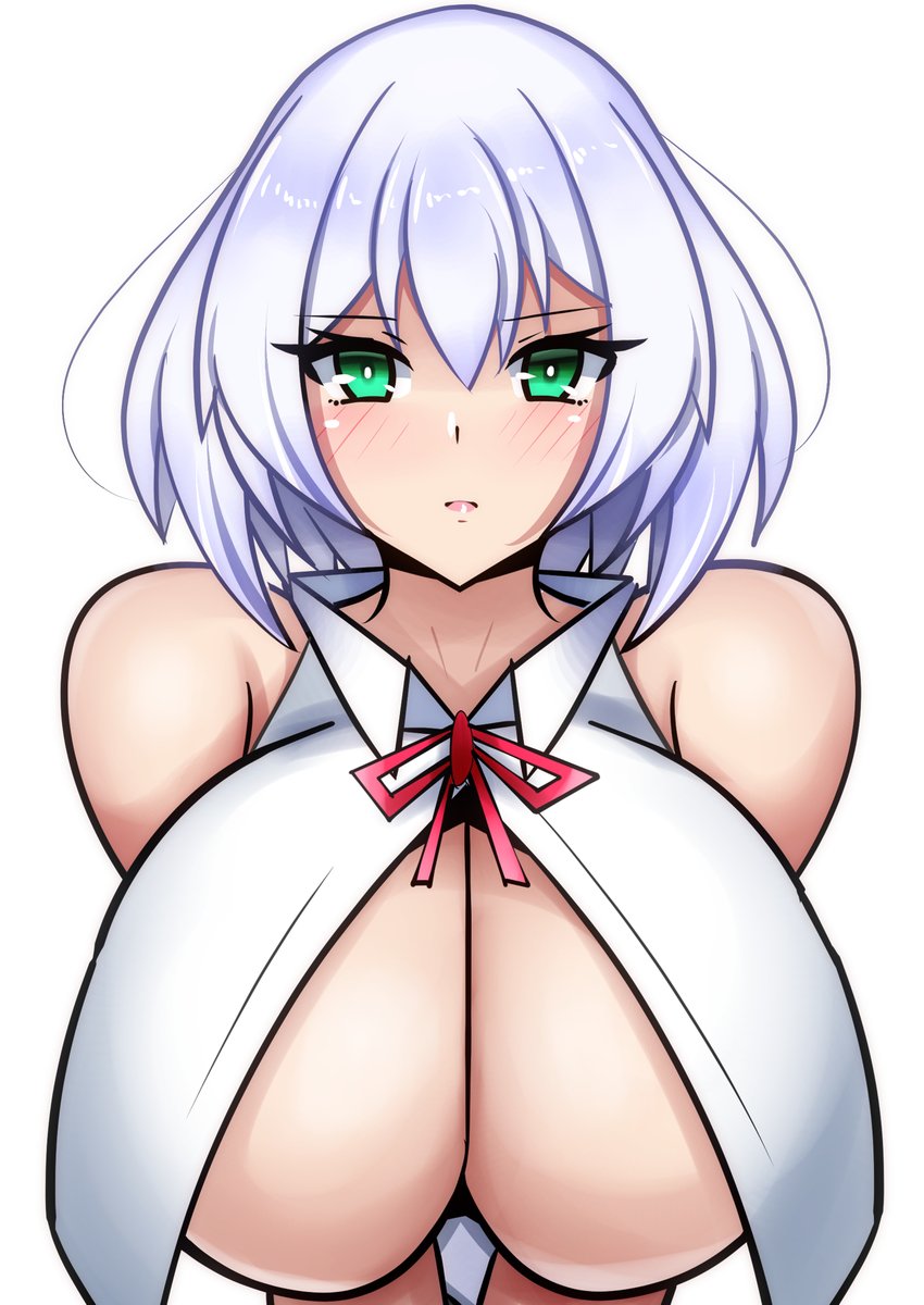 うちの子シエラさんを描きました。
「じー。いえ、お気になさらず。ただ、見ているだけです。」 