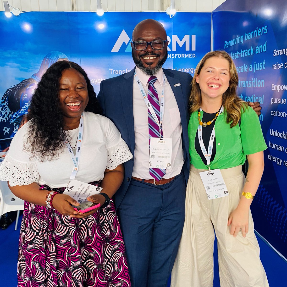 RMI Africa (@rmiafrica) on Twitter photo RMI also connected with two women <a href="/studentenergy/">Student Energy</a> leading the transformation of the energy sector, and taking thousands along. 🙌
At last year's #YES23 and <a href="/SEforALLorg/">Sustainable Energy for All | #SDG7BeBold</a> Forum, they connected with Raul on early career development and investing in Africa. ⤵️
bit.ly/3qKV4oH RMI also connected with two women <a href="/studentenergy/">Student Energy</a> leading the transformation of the energy sector, and taking thousands along. 🙌
At last year's #YES23 and <a href="/SEforALLorg/">Sustainable Energy for All | #SDG7BeBold</a> Forum, they connected with Raul on early career development and investing in Africa. ⤵️
bit.ly/3qKV4oH