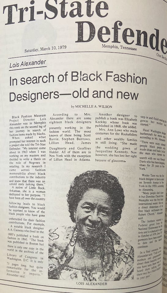 Where are all the black designers? 

And I'm not talking about like, Telfar or Hood By Air. I mean where is the long history of Black Americans in fashion? 

One woman realized none of it was being archived. So she decided to do it herself. 

articlesofinterest.substack.com/p/the-black-fa…
