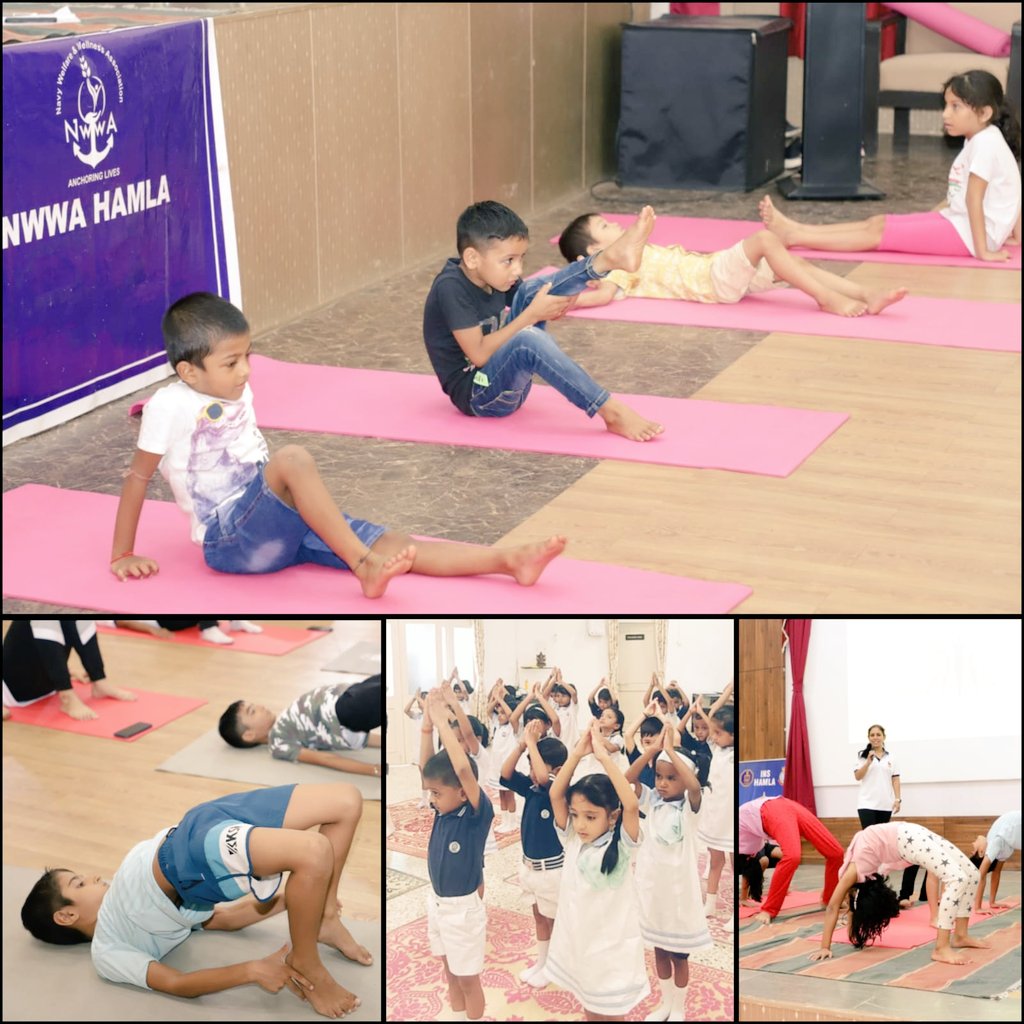IN_Hamla's tweet photo. करो योग रहो निरोग

Investing in #NextGen 

#Agniveer
#YogaforVasudhaivaKutumbakam
#IDY2023 
#YogaForWellnessAtSNC 

#HamlaHappenings https://t.co/XwYu3iFDnL
