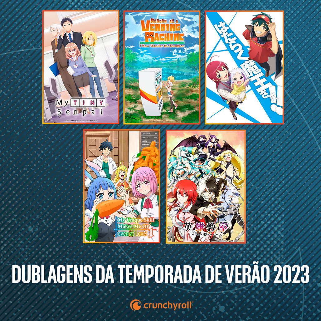 Temporada de Verão 2023: Confira as dublagens da Crunchyroll