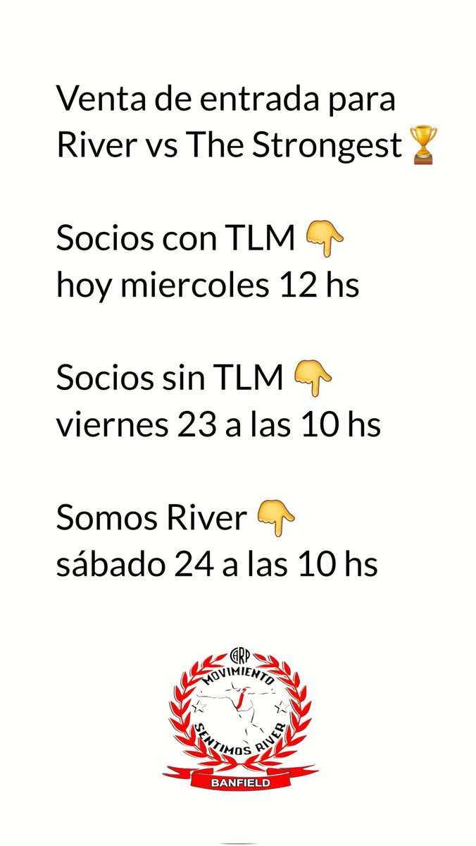 SENTIMOS_RIVER's tweet photo. ⚽️ Copa Libertadores 🏆 https://t.co/K9g3faKQuT