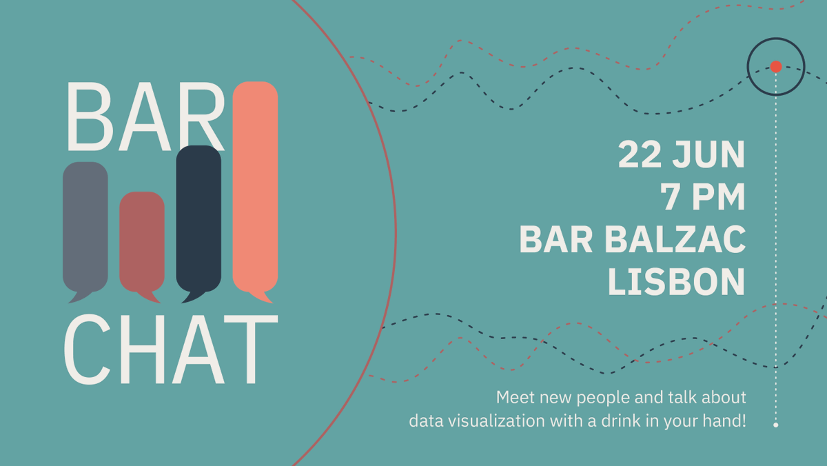DatavisLisboa's tweet photo. 🗨️ Whether you're an expert chatterbox or a curious listener, our "Bar Chat" promises something for everyone. Engage in captivating discussions, share insights, and discover new perspectives while enjoying a good craft beer 🍻 Tomorrow, 7pm at Bar Balzac, Lisbon✨#dataviz #vislis https://t.co/odUFCwkLvZ