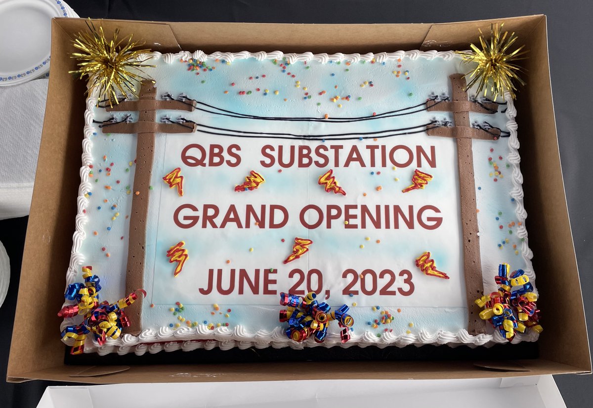 steve_faltas's tweet photo. As promised, here are the pics from the @New_Westminster  ribbon-cutting ceremony for the gran opening of our QBS Substation.  1/2 https://t.co/0cwxk5mH8v