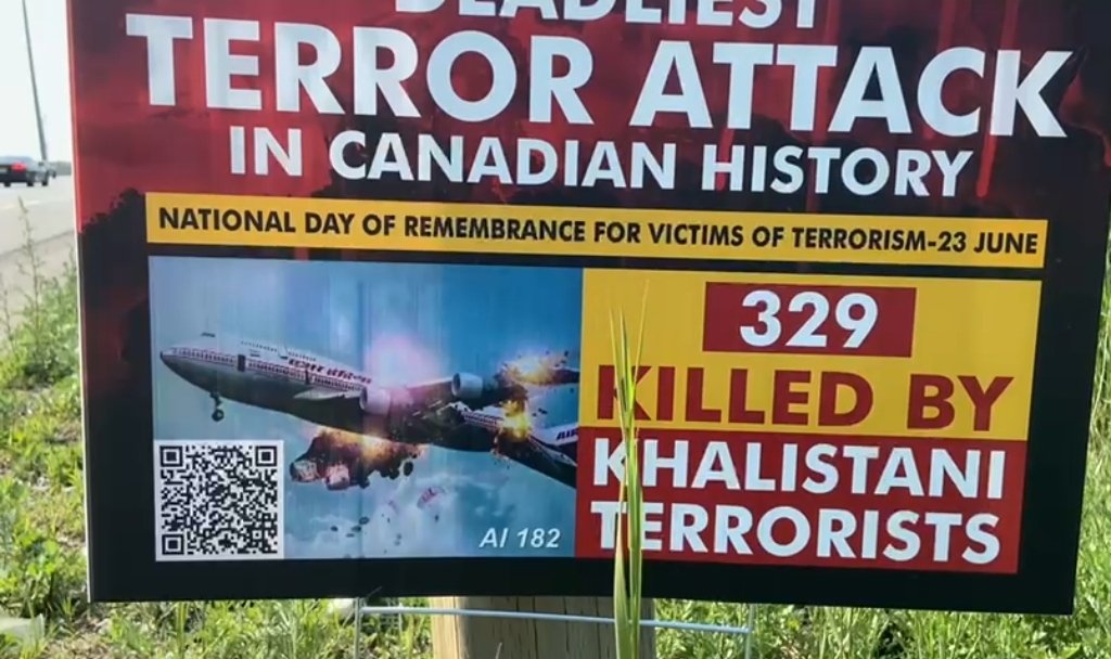 Another attack by #Brahman_Terrorism on Canadian Sikhs. These signs found in Brampton today.
#Kabeela_Times