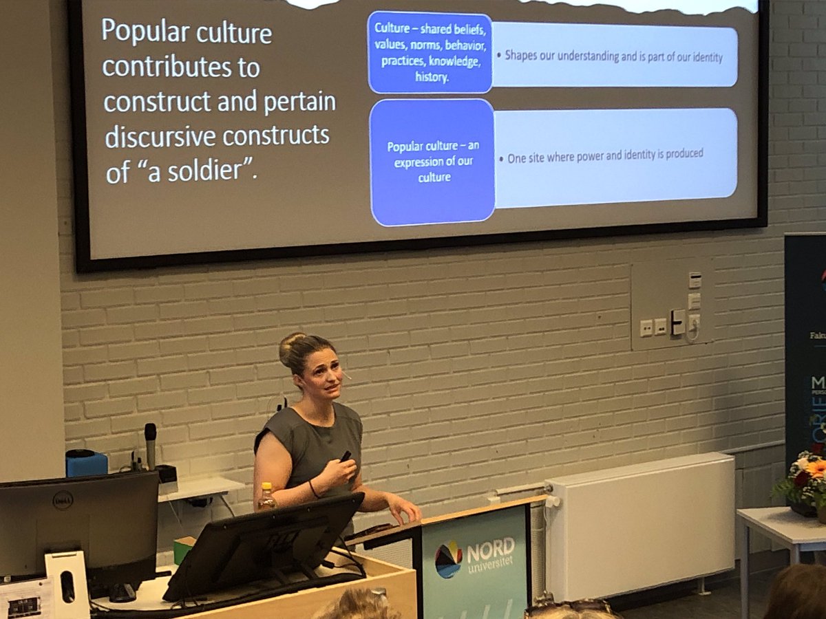 hgir_nord's tweet photo. Today @minsnord alum @IselinSilja successfully defended her #PhD thesis “On Soldiering: An Inquiry into Soldiers’ Identity Negotiations” 🎉👩‍🎓 Congratulations, Dr Kaspersen 👏👏

Photos by @mathbryrei 📷

@Nforsk @Norduniversitet #PhDchat #soldiers #identity #defense #popculture https://t.co/njEg4Lefk6