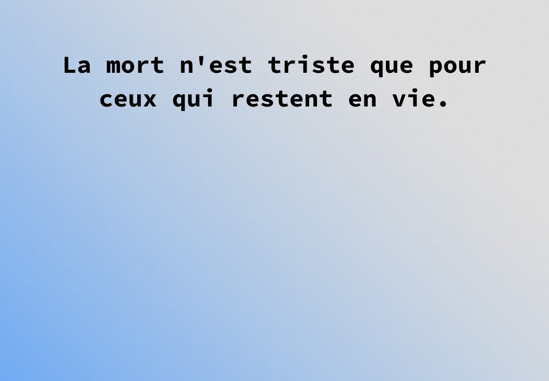 pensees2douche's tweet photo. Je suis triste quand je pense à la mort. 😅 https://t.co/8lob49tS6i