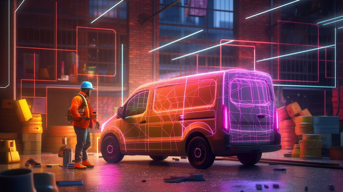 A van is a man’s best friend….🚚🏗️