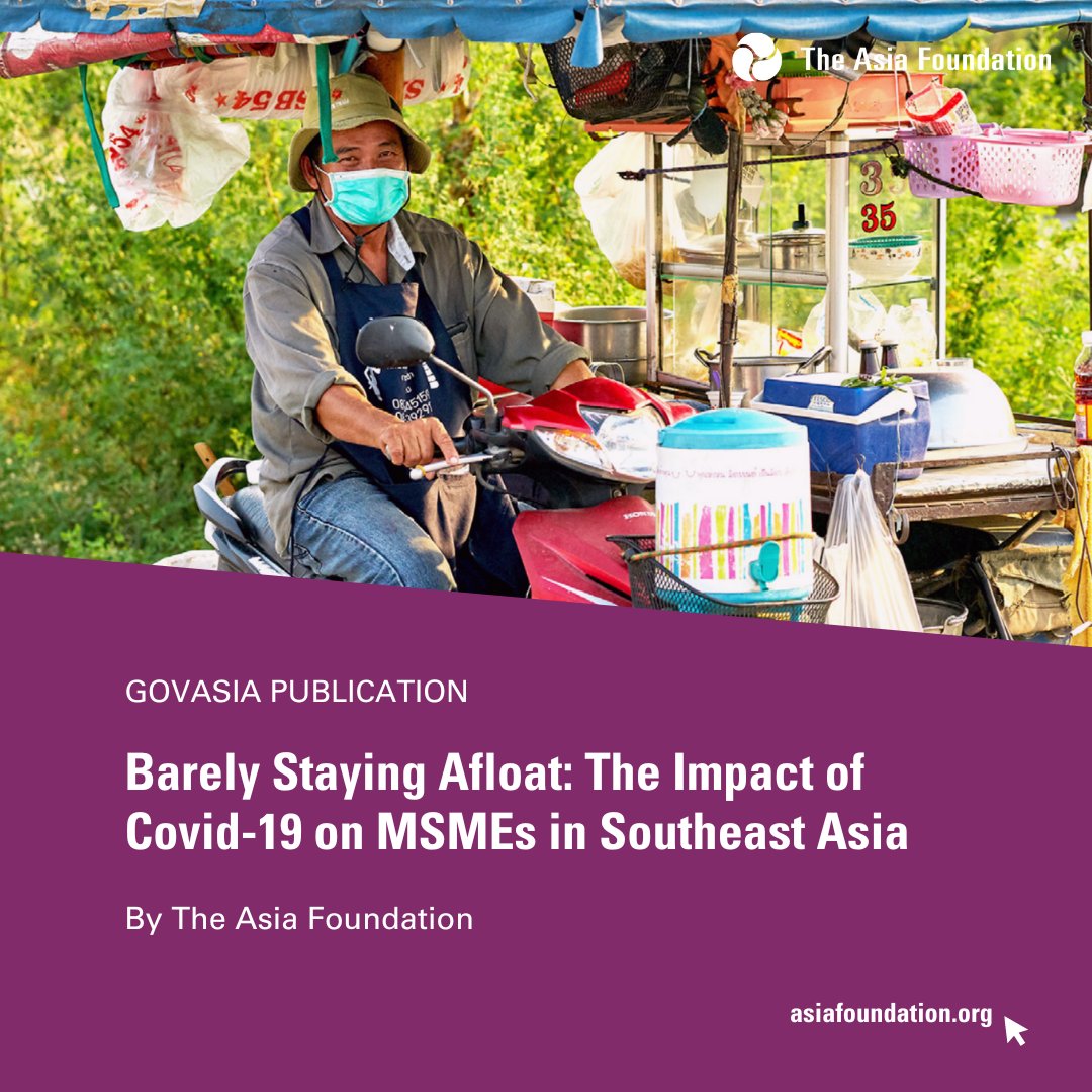 Asia_Foundation's tweet photo. #Throwback: MSMEs are among the most badly hit by Covid-19. We conducted a survey across 6 countries to understand the impact of #Covid19 on MSMEs and the ways they adapted to survive it: https://t.co/0WDfYID4kc

@mastercardfdn

#StriveMalaysia #mastercardmy #MSMEday https://t.co/pBCrepp3ew