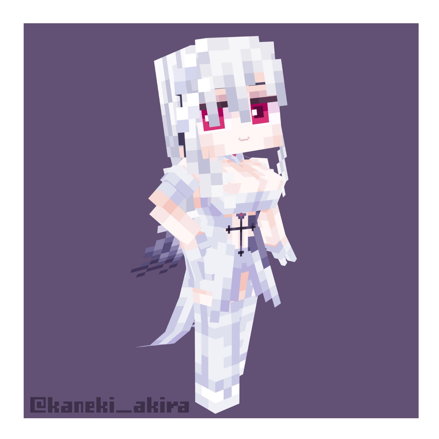 Minecraft Ghast Girl Skin