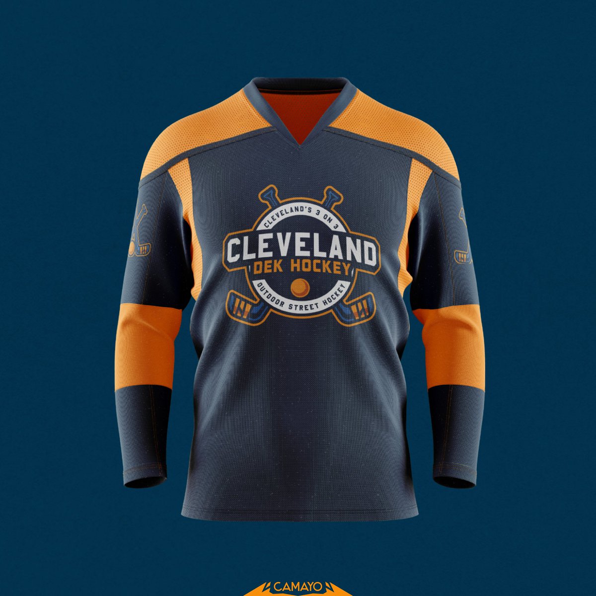 CamayoDesign's tweet photo. One of the greatest projects I worked on! Cleveland Dek Hockey 🏒 I'm really proud of this work and seeing it in real life is priceless. Thanks @Prxvoke_GE @ClevelandDek  for this opportunity 🧡 https://t.co/txB1GnqyAn