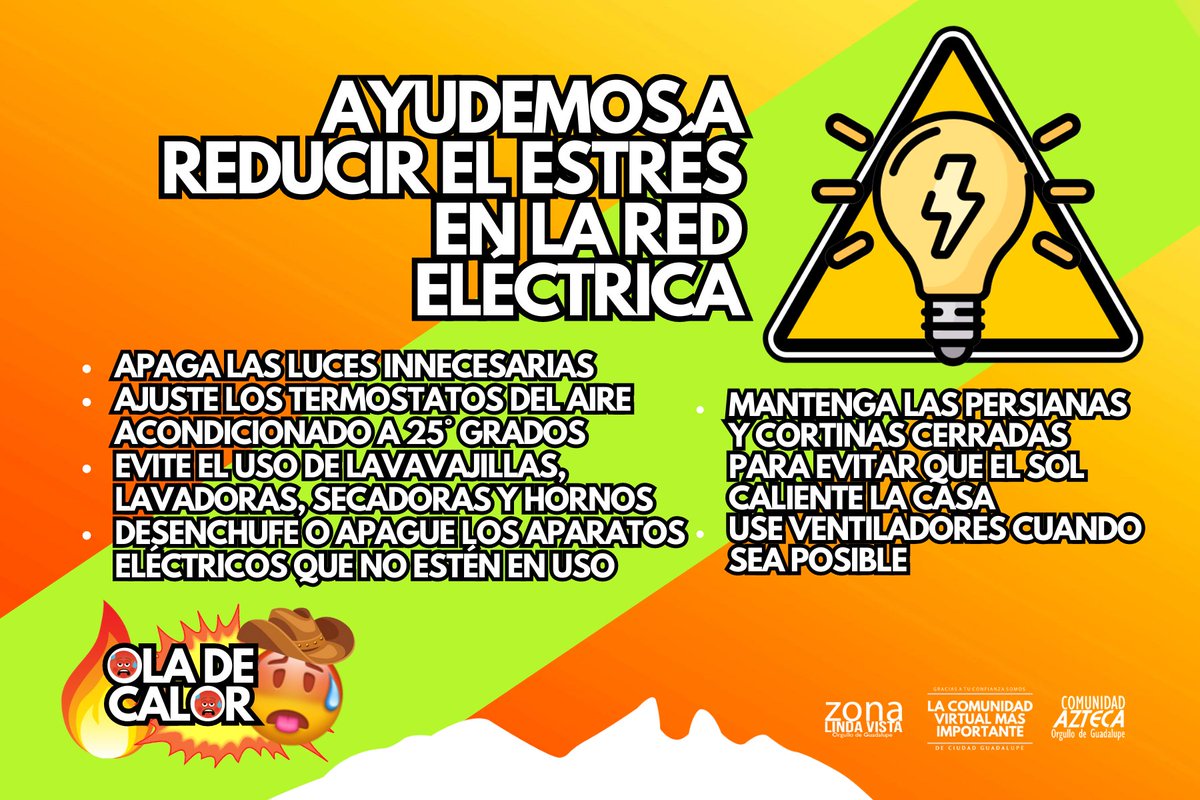 @Mty_Leones @nelvaldez Hola! comparto estas recomendaciones que son parte del programa #FlexAlert del Edo de California EE.UU acciones que difiunden a través de medios masivos en temporadas de calor extremo.