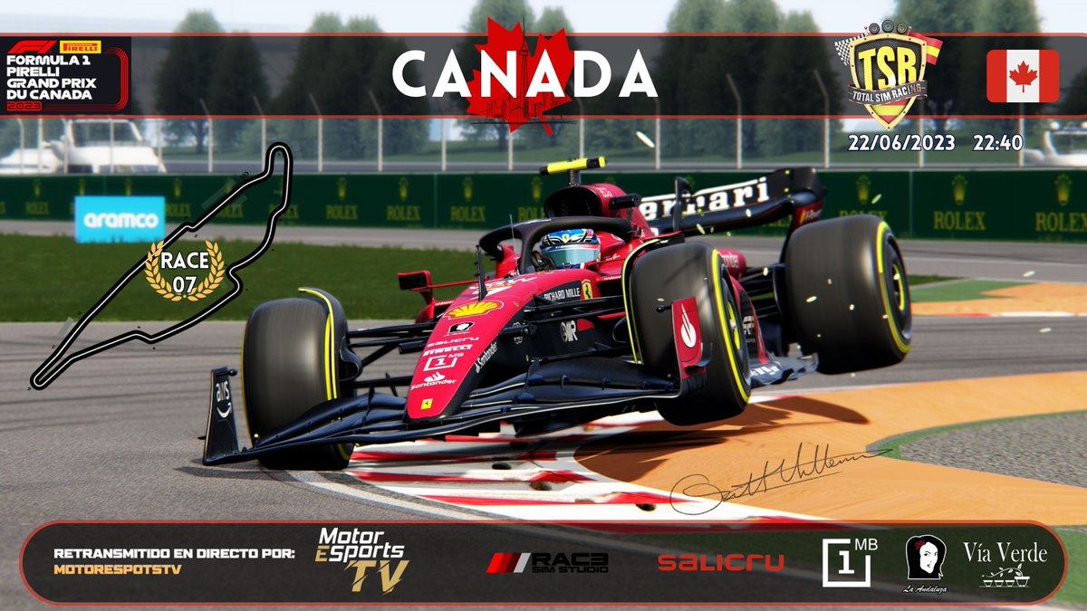 TSRSimRacing's tweet image. Última cita antes del parón veraniego, afianzando posiciones para arrancar después de verano en la mejor situación posible. Apretando los dientes y a ponerles las cosas difíciles a al triple A.
Vamos Guilles! el muro de los campeones nos espera.
Síguelo en twitch.tv/motoresportstv
