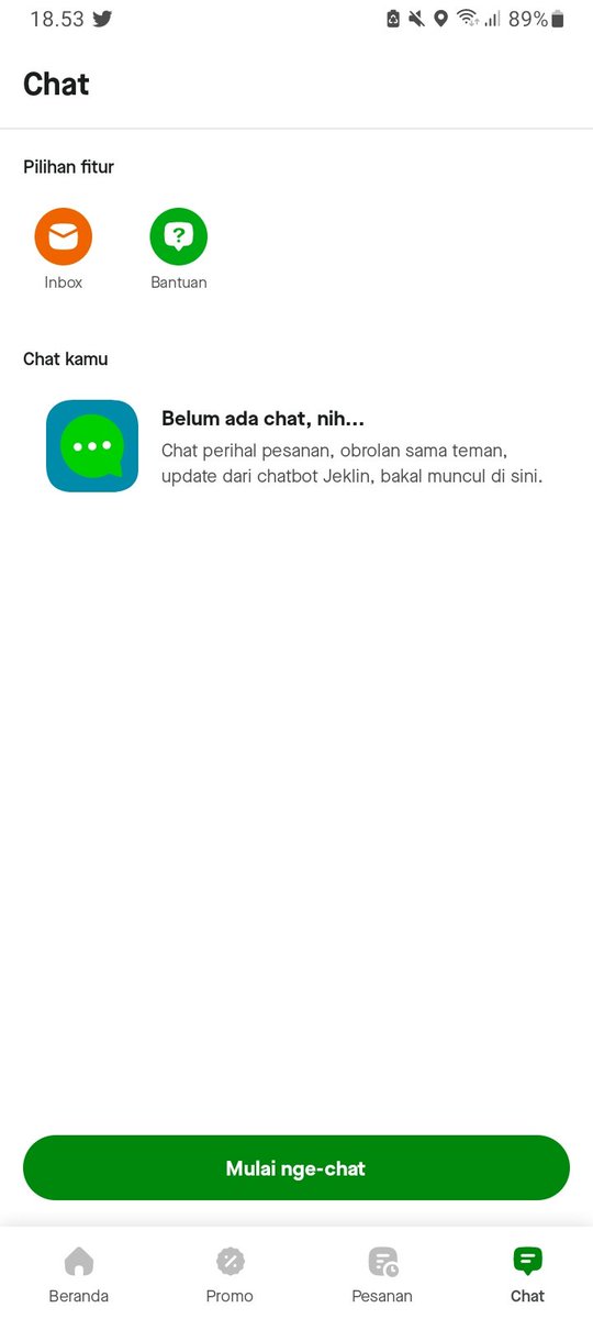babilbul_'s tweet photo. @gojekindonesia setelah perselingkuhan Artis lewat fitur chat gojek apa akan di tutup chat gojek? Fitur chat kalau bisa khusus buat driver dan customer aja. Gausah di adain chat kaya gini. Udh tau org indonesia tabiatnya selingkuh lewat aplikasi eh ini di sediain https://t.co/B8BtAHvbs8