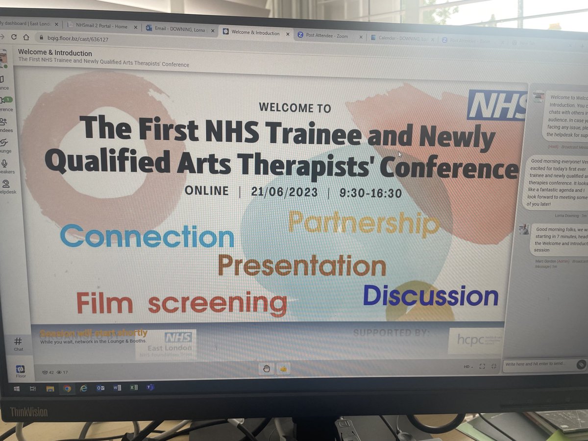 Lorna Downing (@lornadowning2) on Twitter photo Feeling overwhelmed with pride at what our trainee and newly qualified arts therapists did today! Looking forward to our future as a diverse eloquent courageous and insightful work force! @badthopen <a href="/NHS_ELFT/">East London NHS Foundation Trust (ELFT)</a> <a href="/baat_org/">British Association of Art Therapists (BAAT)</a> <a href="/musictherapyuk/">Music Therapy: BAMT</a> #wow! Feeling overwhelmed with pride at what our trainee and newly qualified arts therapists did today! Looking forward to our future as a diverse eloquent courageous and insightful work force! @badthopen <a href="/NHS_ELFT/">East London NHS Foundation Trust (ELFT)</a> <a href="/baat_org/">British Association of Art Therapists (BAAT)</a> <a href="/musictherapyuk/">Music Therapy: BAMT</a> #wow!