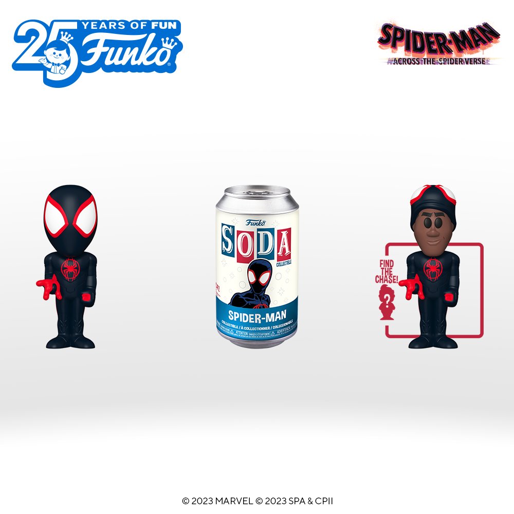 Swing into action with the newest Funko SODA line from Spider-Man: Across the Spider-Verse! Explore the threads of the Multiverse web by adding these spider friends to your collection: bit.ly/FunkoNewArriva…