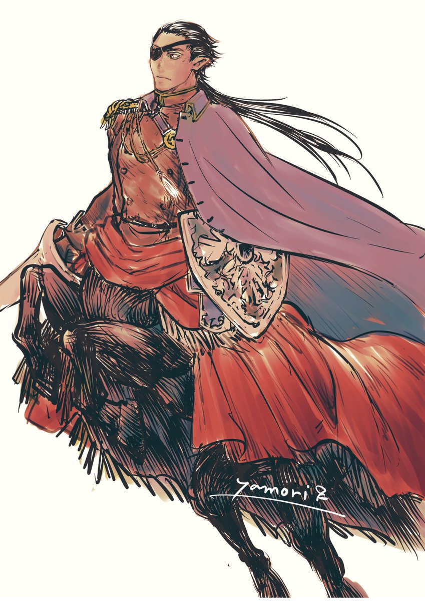 「お題絵を描いてみた('ω`)」|家守純生のイラスト