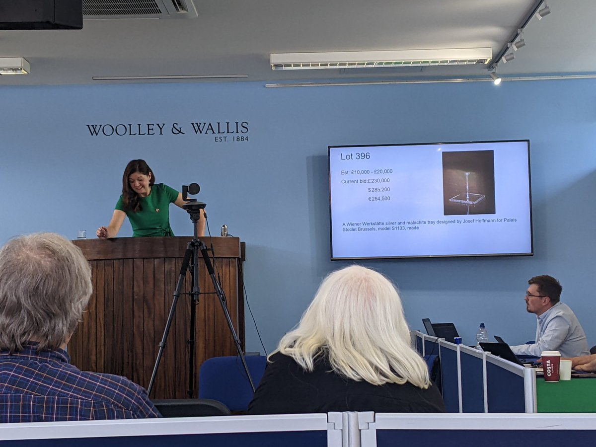 ClareyDu's tweet photo. Fantastic day for our Design team today. Four lots of Wiener Werkstatte silver from the Palais Stoclet totalling £636,300! Read more on the News page of our website.

#josefhoffmann #artnouveau #auctionnews https://t.co/RhawjY6Wq2