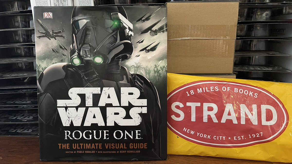 #StarWars #RogueOne #Strand #18milesofbooks #NYC #Books #VisualGuide #PickUp #BehindTheScenes #Movie #DKbooks #bookstore #NewYorkCity #DeathTrooper #TheEmpire #CassianAndor #JynErso 

NYC pick up! 
Love @strandbookstore!