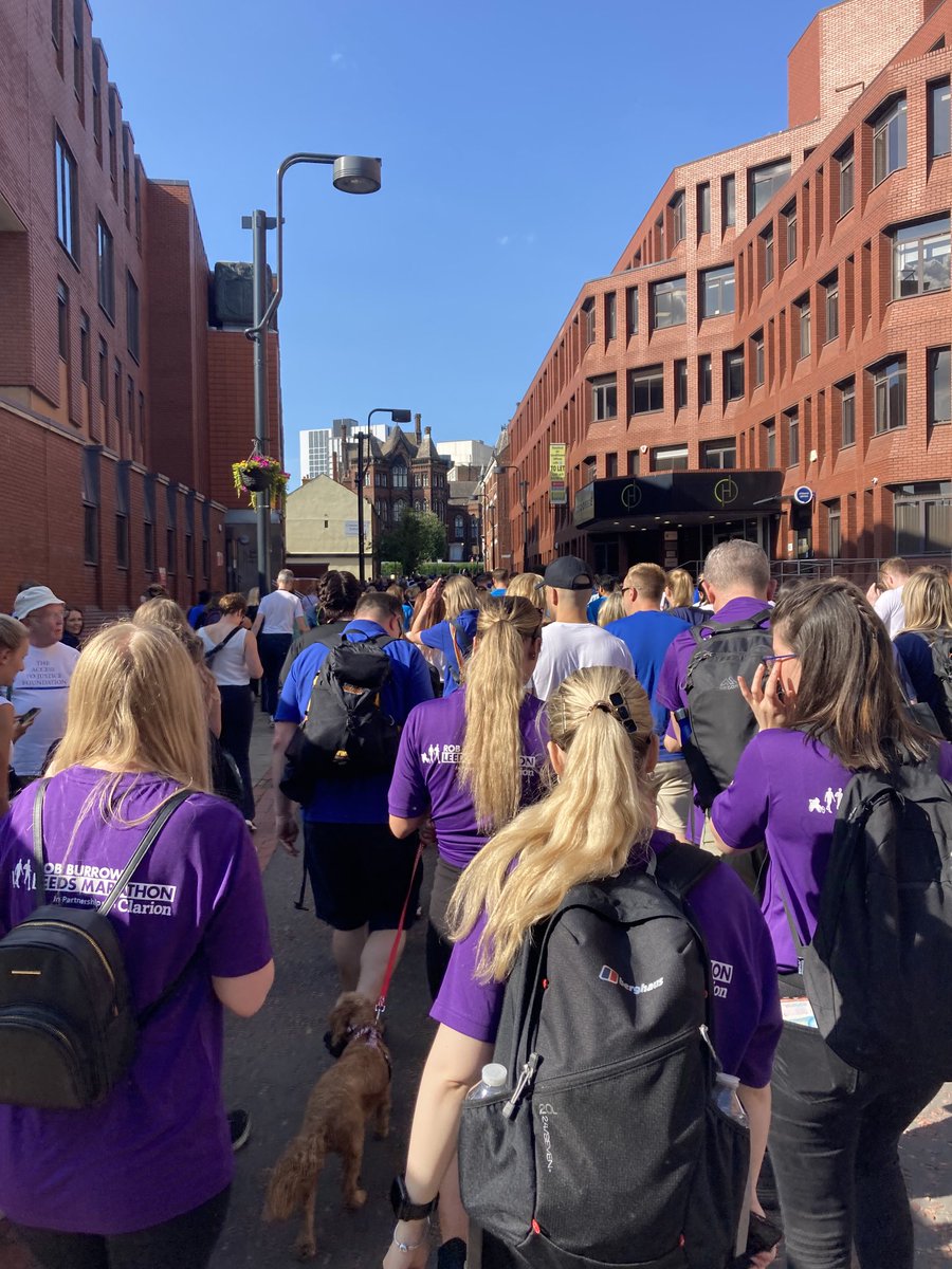And we’re off! See you at the finish line #LeedsLegalWalk 2023
