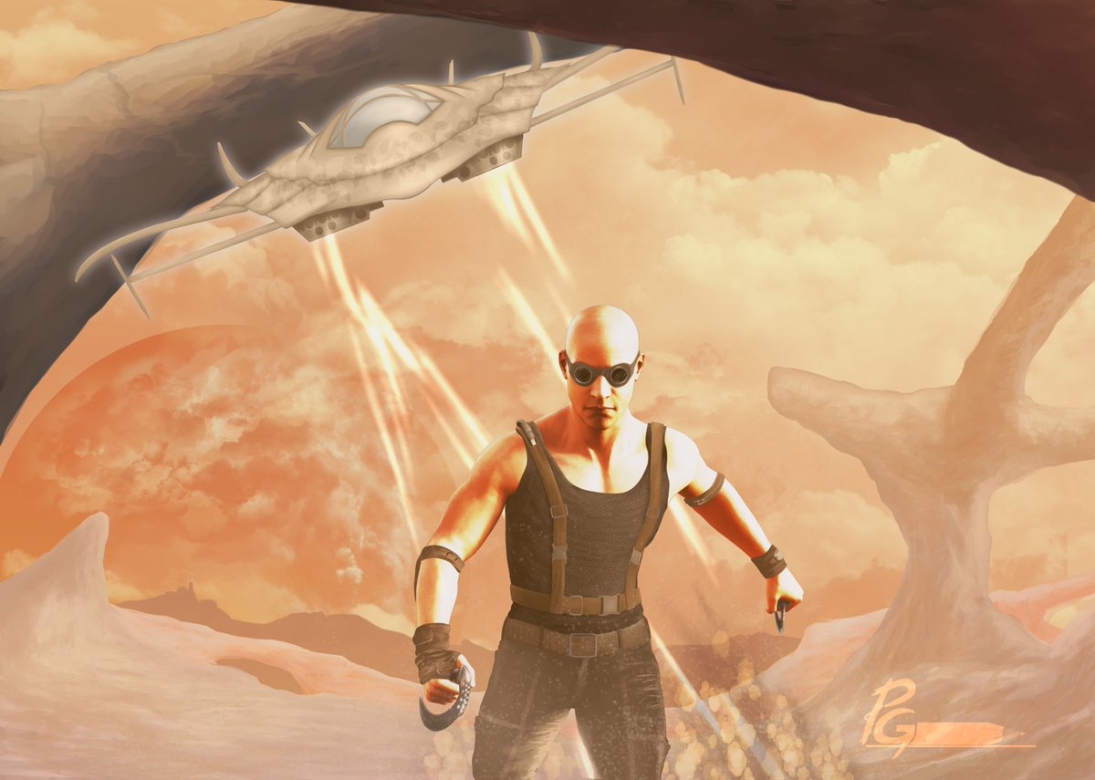 Furyan (Riddick), Conceptual illustration by me. 
Story created by David Twohy
#Riddick