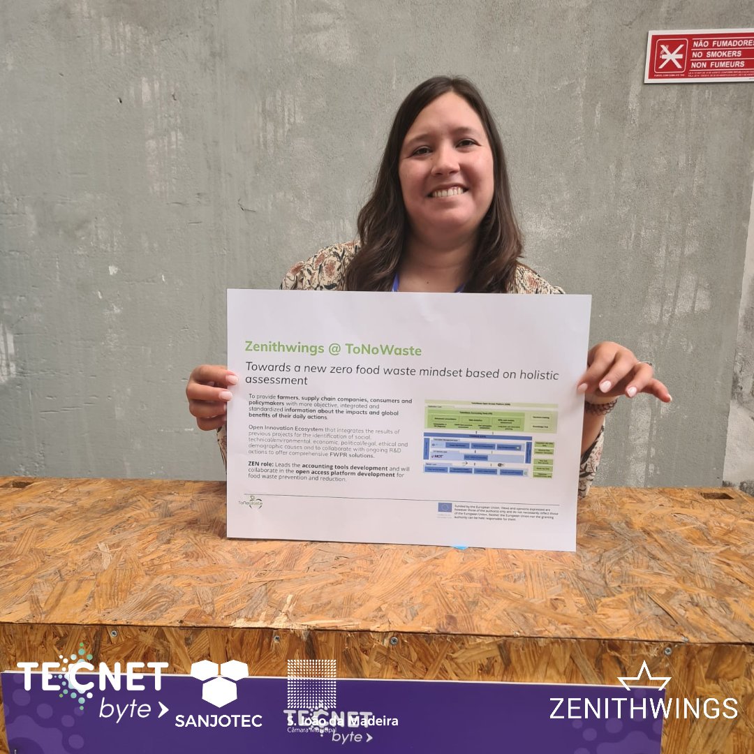 zenithwings's tweet photo. #TECNETbyte 2023: what a great experience! 💡

@zenithwings  presented its digital projects by the hands of Ana Pereira, our Communication and Dissemination Manager: the #SmartBlueChain and the #ToNoWaste! 💪 https://t.co/wFVzOETWEM