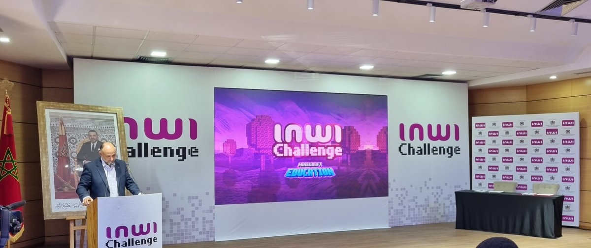 Lancement de la cérémonie de remise des prix de la 3ème édition de #inwi_Challenge.
#Éducation #MinecraftEducation