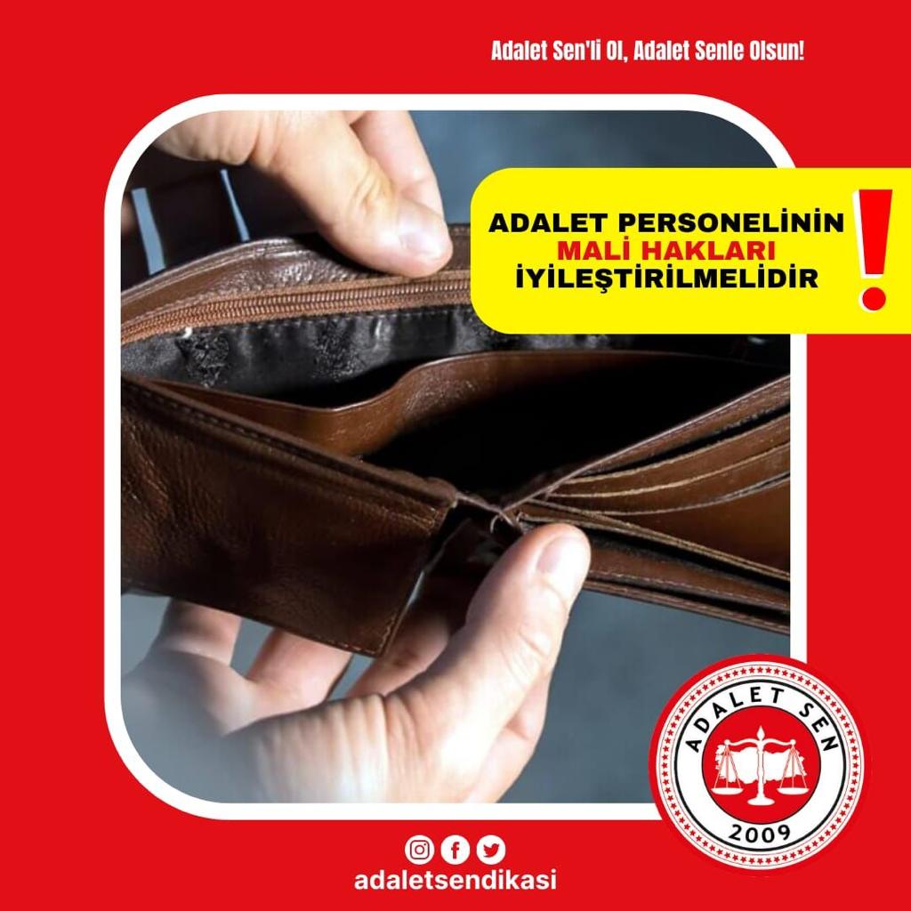 Yıllara oranla bakıldığında memur maaşının enflasyon karşısında eriyip gittiği çok açıktır. Enflasyonun yaşattığı olumsuzlukları iliğimize kadar hissediyoruz.Kira küçük il ve ilçelerde dahi 6.000
#MemurGeçinemiyor
<a href="/adaletsendikasi/">Adalet Sendikası</a> 
<a href="/RTErdogan/">Recep Tayyip Erdoğan</a> 
<a href="/dbdevletbahceli/">Devlet Bahçeli</a> <a href="/adalet_bakanlik/">T.C. Adalet Bakanlığı</a>
