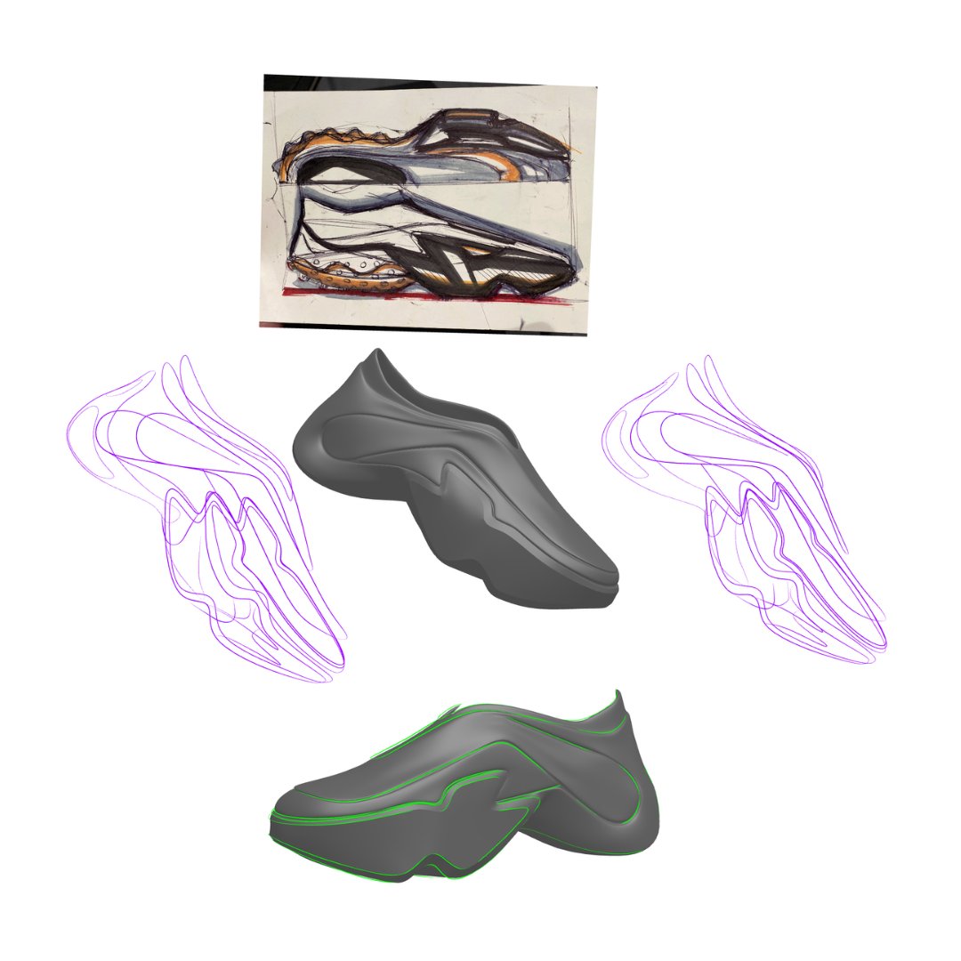 gravitysketch's tweet image. Shoutout to Tom Humphrey's YouTube series, showing how to design a shoe for @TheZellerfelds! 👟

"I wanted to give people a more efficient way to design and make shoe models for free!"

🔗 youtube.com/playlist?list=…

#GravitySketch