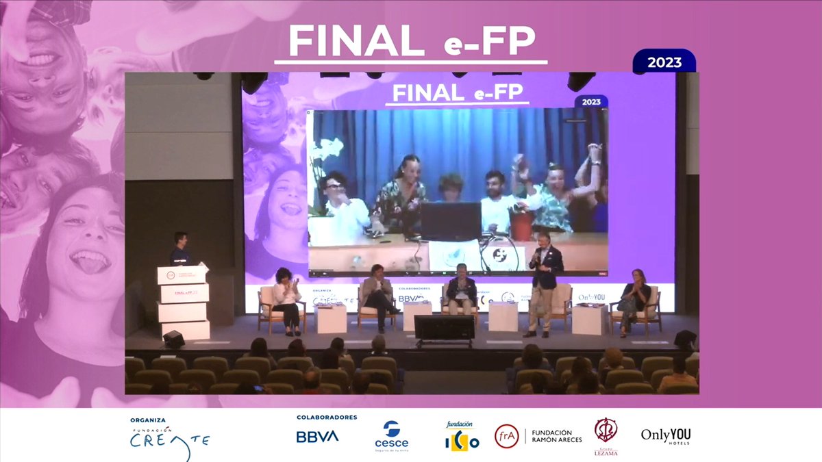 ¡Enhorabuena a todos los finalistas!
Estos son los ganadores de la #FinaleFP23:
👉 GM 
BabyCare del <a href="/itm_miranda/">ITM</a> en Miranda de Ebro
👉 GS
e-Compost del <a href="/SJO_CC/">Sant Josep Obrer</a> en Mallorca
¡Nos vemos la semana que viene en Madrid en los Premios e-FP!
#fp #fpdual #emprendimiento #educacion #fol