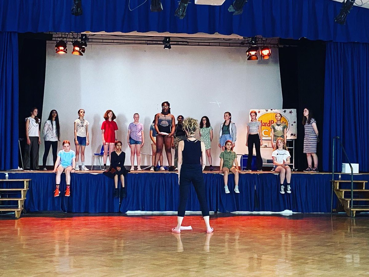 DramaHolt's tweet photo. #day3 @theholtschool @TheHoltMusic #activitiesweek23 #showinaweek #wwryschooledition #wwrymusical students have been able to run through the whole musical, songs and scenes as well as developing lighting,set and costume design. #theatrecareers #artsmatter #wokinghamschool https://t.co/JVZnx3KxyQ