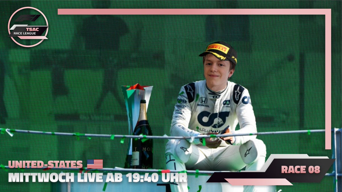 MITTWOCH heißt #TSAC
Wir gehen in die Schlussphase der Saison und bisher ist nichts entschieden! 
Heute in den USA werden wir waghalsige Überholmanöver sehen können und viele Positionswechsel. 
Wer das Ding holt?
19:40Uhr -> twitch.tv/TheLoyalldo