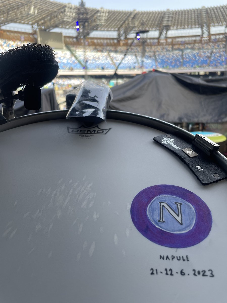 It’s taken us 25 years to get to Naples but what a time to finally arrive..! It is an honour to play in the stadium of legends and the home of the Champions. W. X