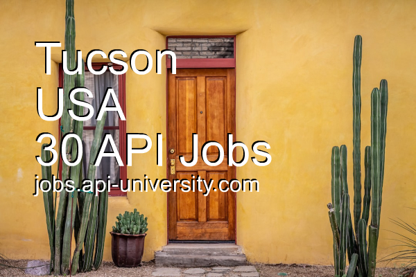 api_university's tweet image. 30 API jobs in Tucson. #API #job #career #Tucson Find the right job for you! jobs.api-university.com/?keyword=API&c…