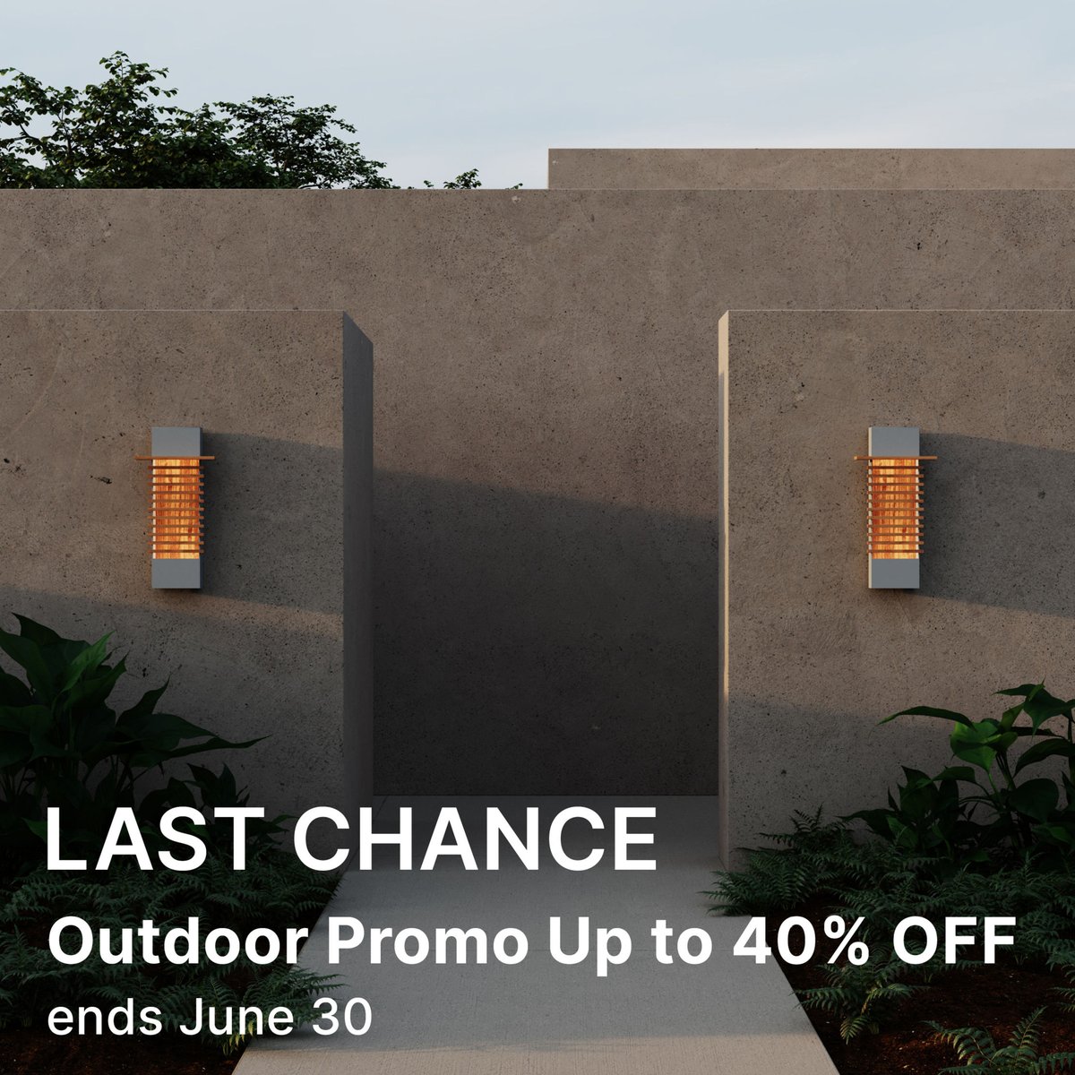 Last chance to save up to 40% at sonnemanlight. 

Ends June 30. 

#sonnemanlight #modernlighting #moderndesign #outdoorlighting #outdoordesign