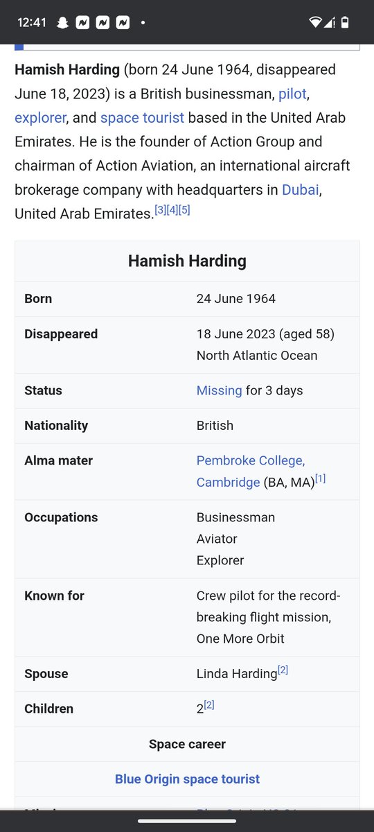 TyFern666's tweet image. Let me tell y'all something, I don't know who is running #wikipedia but baby they don't waste time you hear me, they got a Shapiro ancestor working for them😂😂 #missingsubmarine #HamishHarding