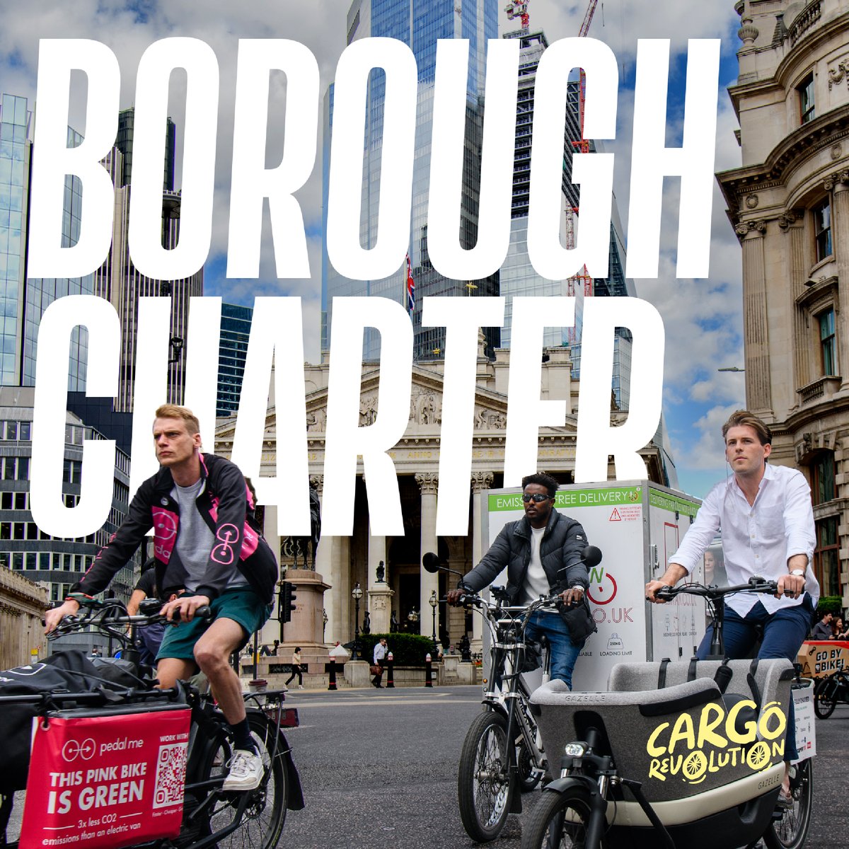 1. So what is the Cargo Bike Borough Charter? 🧵 1/5