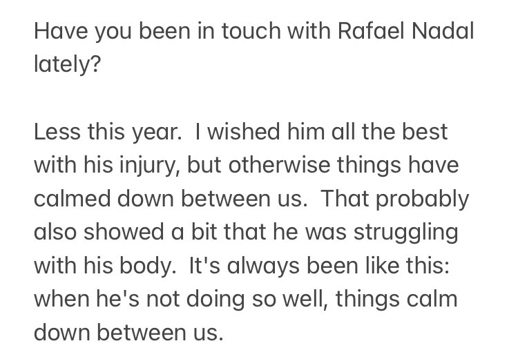 Re: [情報] 費爸：最近跟豆比較「平靜」(calm down)