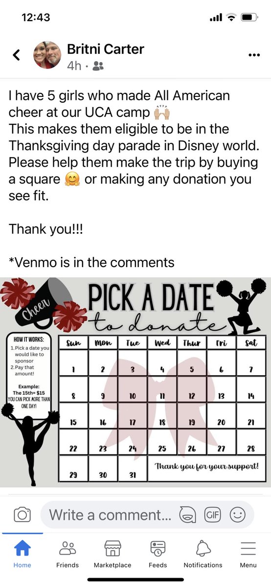 MsFuquasClass's tweet image. Please consider supporting our @RMSortn Cheerleaders! ❤️🖤